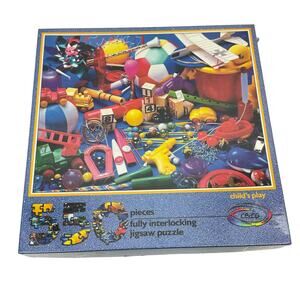 Ceaco Vintage Target Child's Play 550 Piece Jigsaw Puzzle *COMPLETE*
